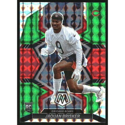 2022 Panini Mosaic Mosaic Choice Red and Green #390 Jaquan Brisker