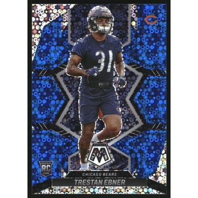 2022 Panini Mosaic Mosaic No Huddle Blue #356 Trestan Ebner