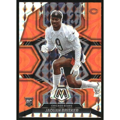 2022 Panini Mosaic Mosaic Reactive Orange #390 Jaquan Brisker