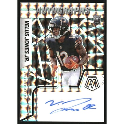 2022 Panini Mosaic Rookie Autographs Mosaic #37 Velus Jones Jr.