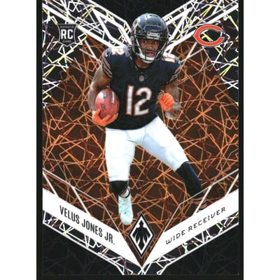 2022 Panini Phoenix Orange Lazer #130 Velus Jones Jr.
