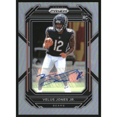 2022 Panini Prizm Autographs Prizms #332 Velus Jones Jr.