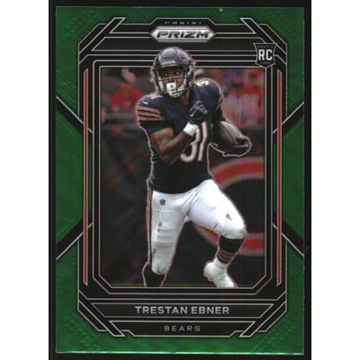 2022 Panini Prizm Prizms Green #351 Trestan Ebner