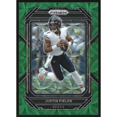 2022 Panini Prizm Prizms Green Scope #47 Justin Fields
