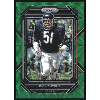 2022 Panini Prizm Prizms Green Scope #54 Dick Butkus