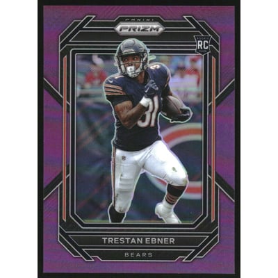 2022 Panini Prizm Prizms Purple #351 Trestan Ebner