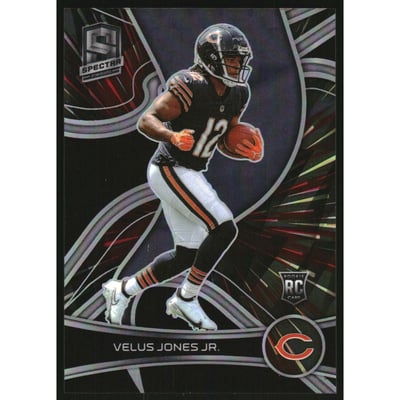 2022 Panini Spectra Hyper #161 Velus Jones Jr.