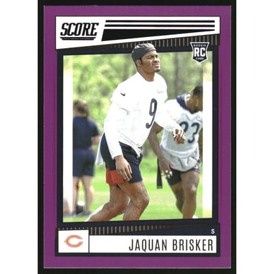 2022 Score Purple #365 Jaquan Brisker