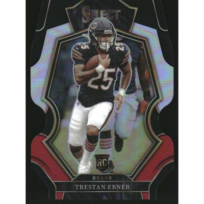 2022 Select Prizm Black and Red Die Cut #119 Trestan Ebner