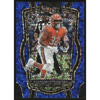 2022 Select Prizm Blue Disco #283 David Montgomery