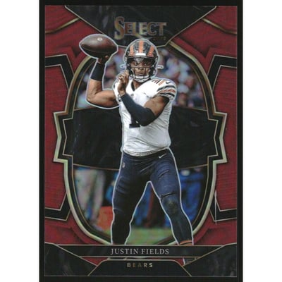 2022 Select Prizm Maroon #60 Justin Fields