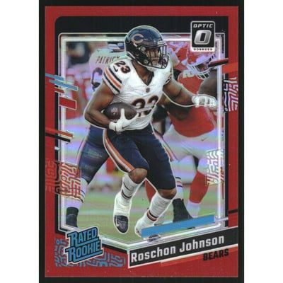 2023 Donruss Optic Red #217 Roschon Johnson RR