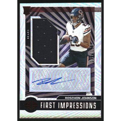 2023 Panini Illusions Red #130 Roschon Johnson JSY AU