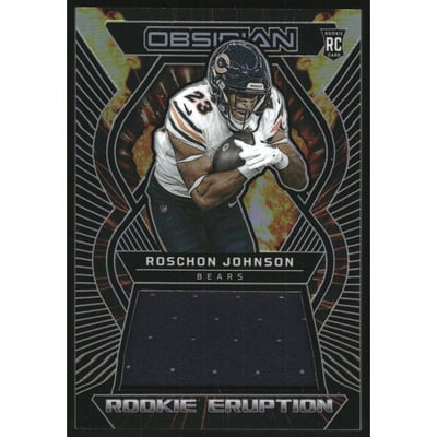 2023 Panini Obsidian Rookie Eruption Materials #36 Roschon Johnson