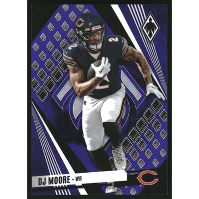 2023 Panini Phoenix Purple #63 D.J. Moore