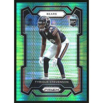 2023 Panini Prizm Prizms Hyper #316 Tyrique Stevenson