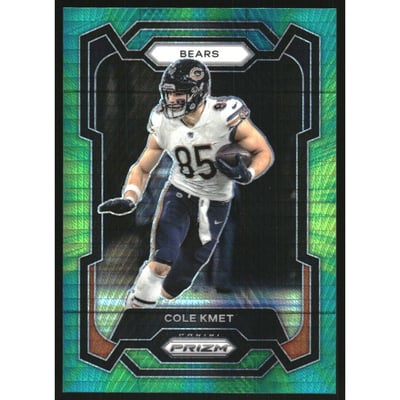2023 Panini Prizm Prizms Hyper #49 Cole Kmet