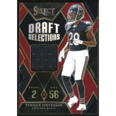 2023 Select Draft Selections Memorabilia Prizm Red #23 Tyrique Stevenson