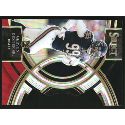 2023 Select Prizm Black and Red Die Cut #138 Gervon Dexter Sr.