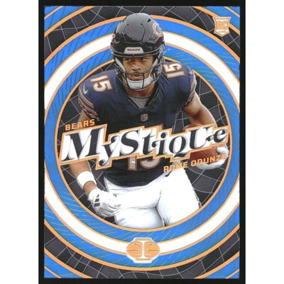 2024 Panini Illusions Mystique Light Blue #12 Rome Odunze