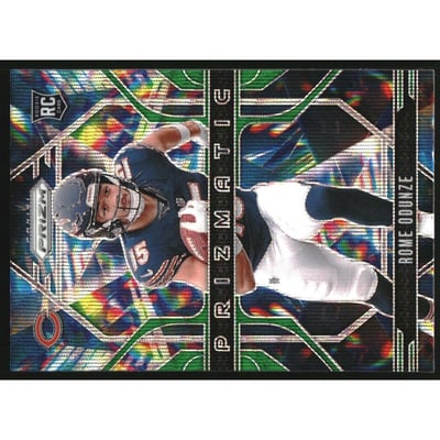 2024 Panini Prizm Prizmatic Prizms Green Wave #9 Rome Odunze