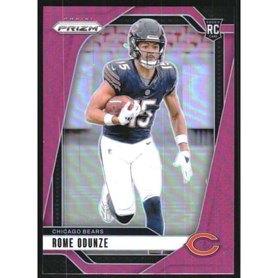 2024 Panini Prizm Prizms Pink #385 Rome Odunze