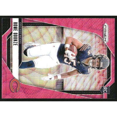 2024 Panini Prizm Prizms Pink Wave #385 Rome Odunze