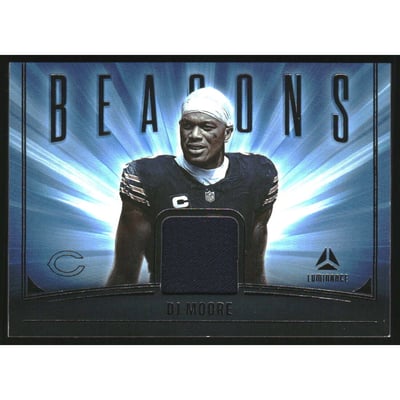 2025 Panini Luminance Beacons Jerseys #20 D.J. Moore