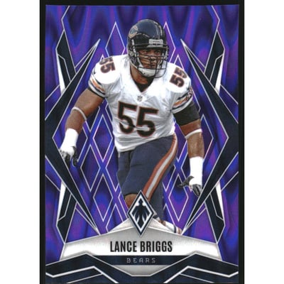 2025 Panini Phoenix Purple Seismic #90 Lance Briggs