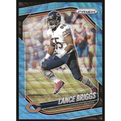 2025 Panini Prizm Prizms Blue Wave #257 Lance Briggs