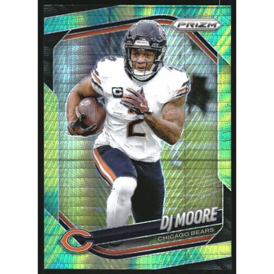 2025 Panini Prizm Prizms Hyper #92 D.J. Moore