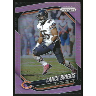 2025 Panini Prizm Prizms Pink #257 Lance Briggs