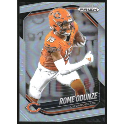 2025 Panini Prizm Prizms Silver #8 Rome Odunze