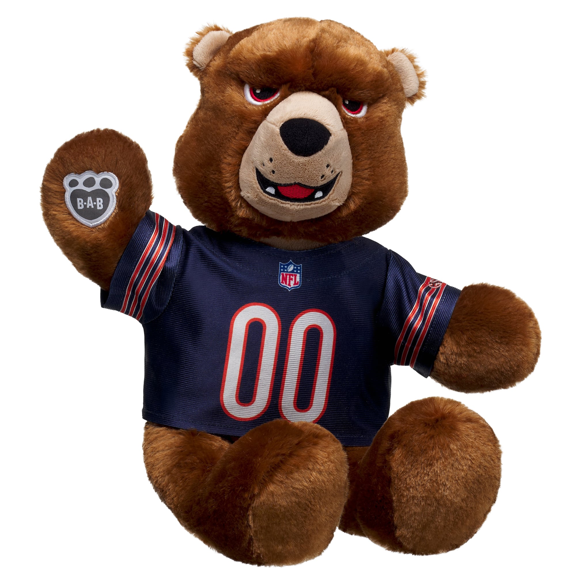 Peluche mascotte des Chicago Bears de Build-A-Bear