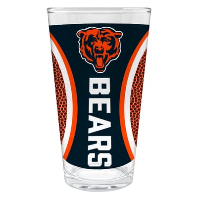 Chicago Bears 16oz. Game Ball Pint Glass