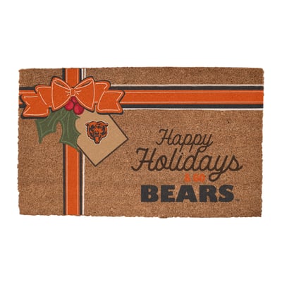Chicago Bears 20" x 30" Holiday Gift Wrap Coir Door Mat

