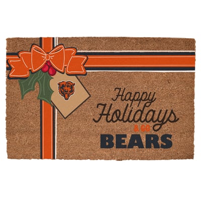 Chicago Bears 20" x 30" Holiday Gift Wrap Coir Door Mat
