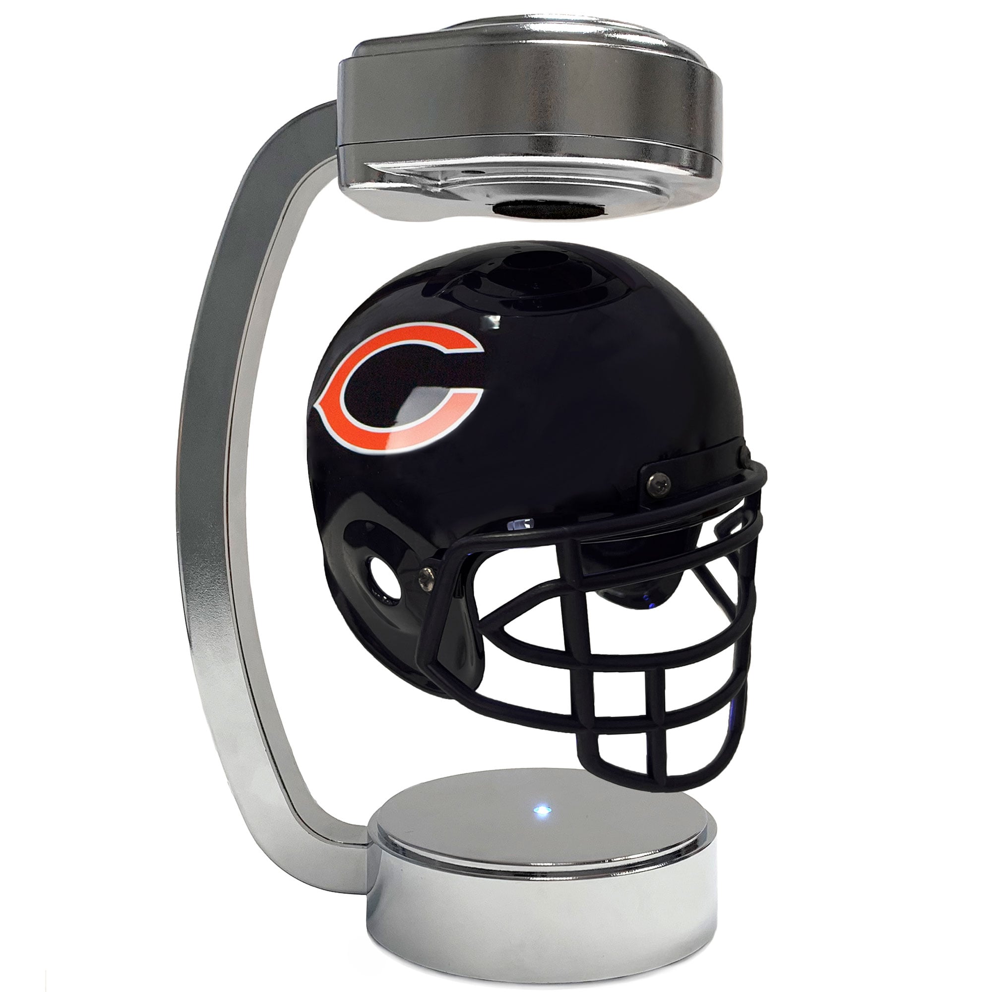 Casque Mini Hover à base chromée des Chicago Bears