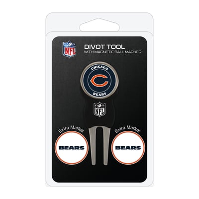 Chicago Bears Golf Divot Tool Pack with 3 Magnetic Markers