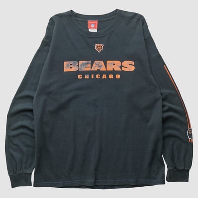 Chicago Bears NFL 2000s Long Sleeve T-shirt - Black - S by Fanatics Real Vintage