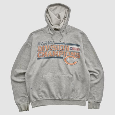 Chicago Bears NFL 2006 Hooded Pullover Sweatshirt - Heather Gray - S by Fanatics Real Vintage