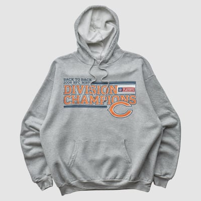 Chicago Bears NFL 2006 Hooded Pullover Sweatshirt - Heather Gray - S by Fanatics Real Vintage