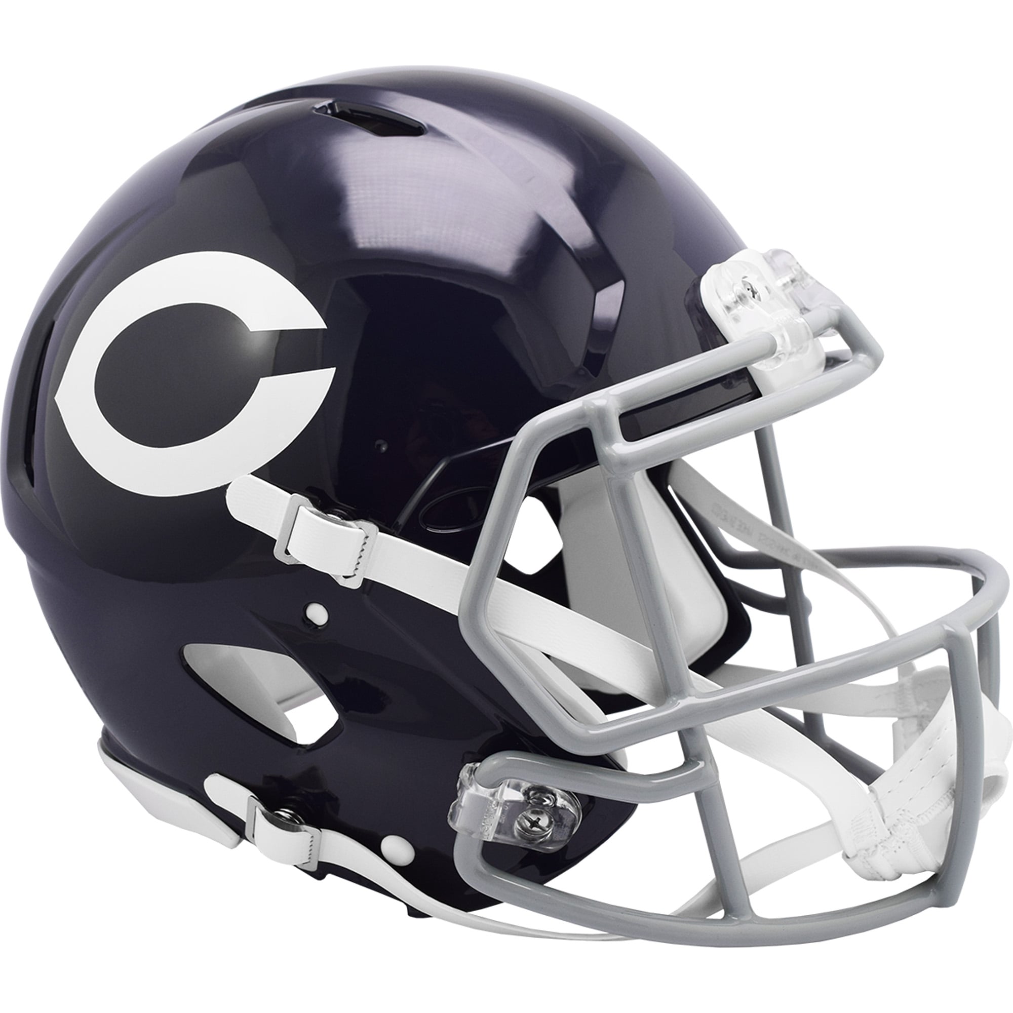 Casque authentique rétro Speed ​​Throwback des Chicago Bears, Riddell 1962-1973