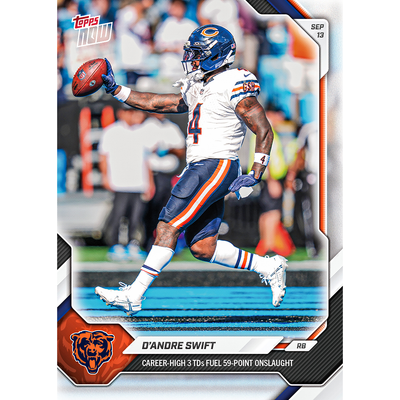 D'Andre Swift - 2026 NFL Topps NOW® - Card 12
