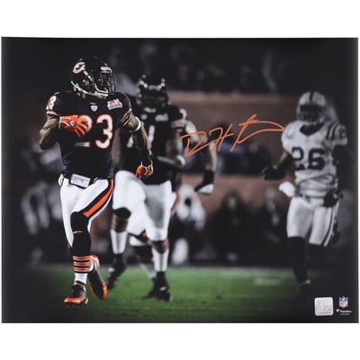 Devin Hester Chicago Bears Autographed Fanatics Authentic 16" x 20" Super Bowl XLI Kickoff Return Spotlight Photograph 