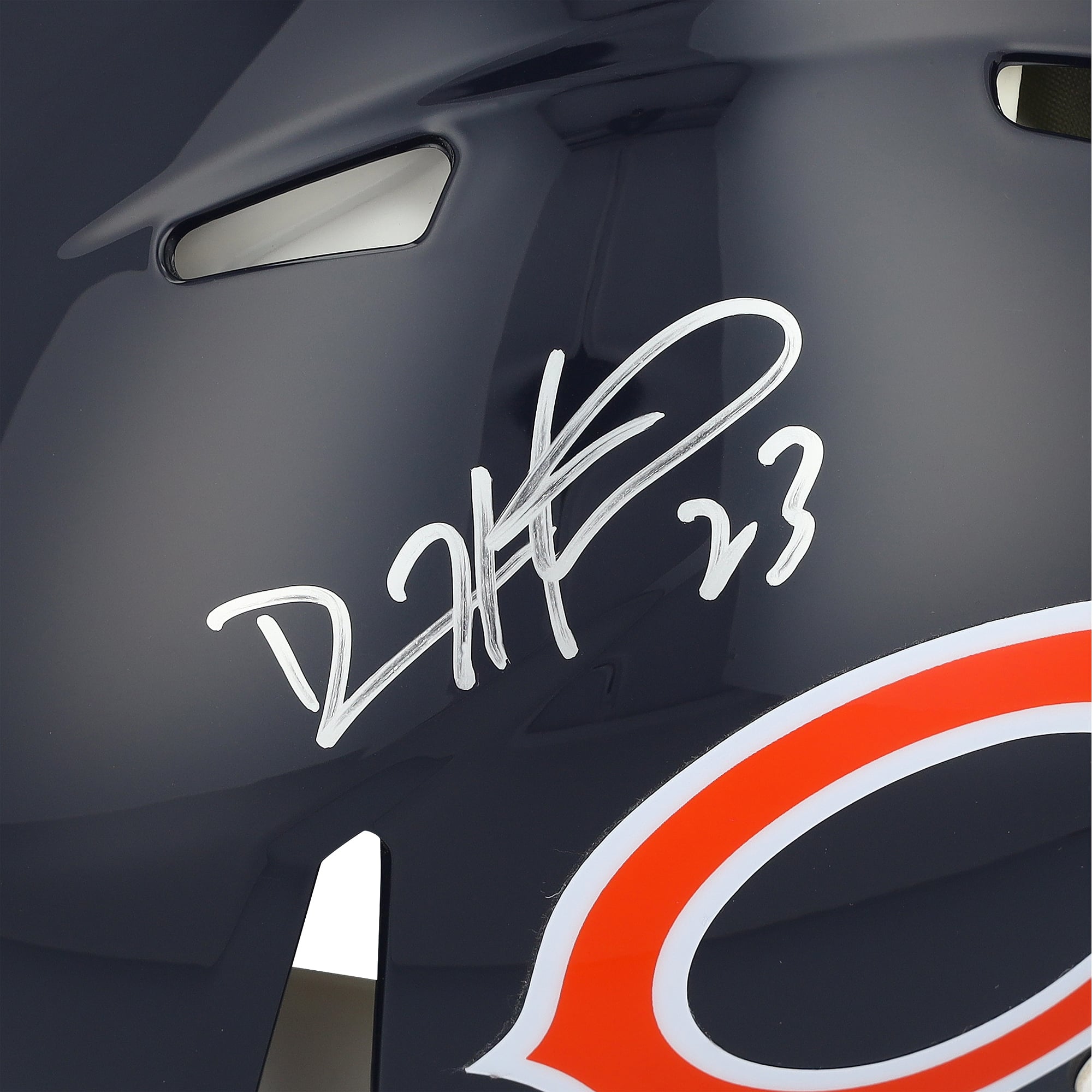 Casque Riddell Speed ​​Authentic autographié par Devin Hester des Bears de Chicago