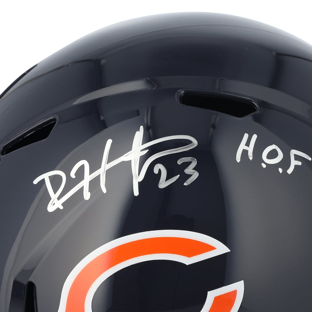 Devin Hester Chicago Bears Autographed Riddell Speed Replica Helmet ...
