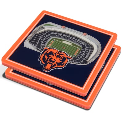 Chicago Bears Fanpoint 3D StadiumView Coasters