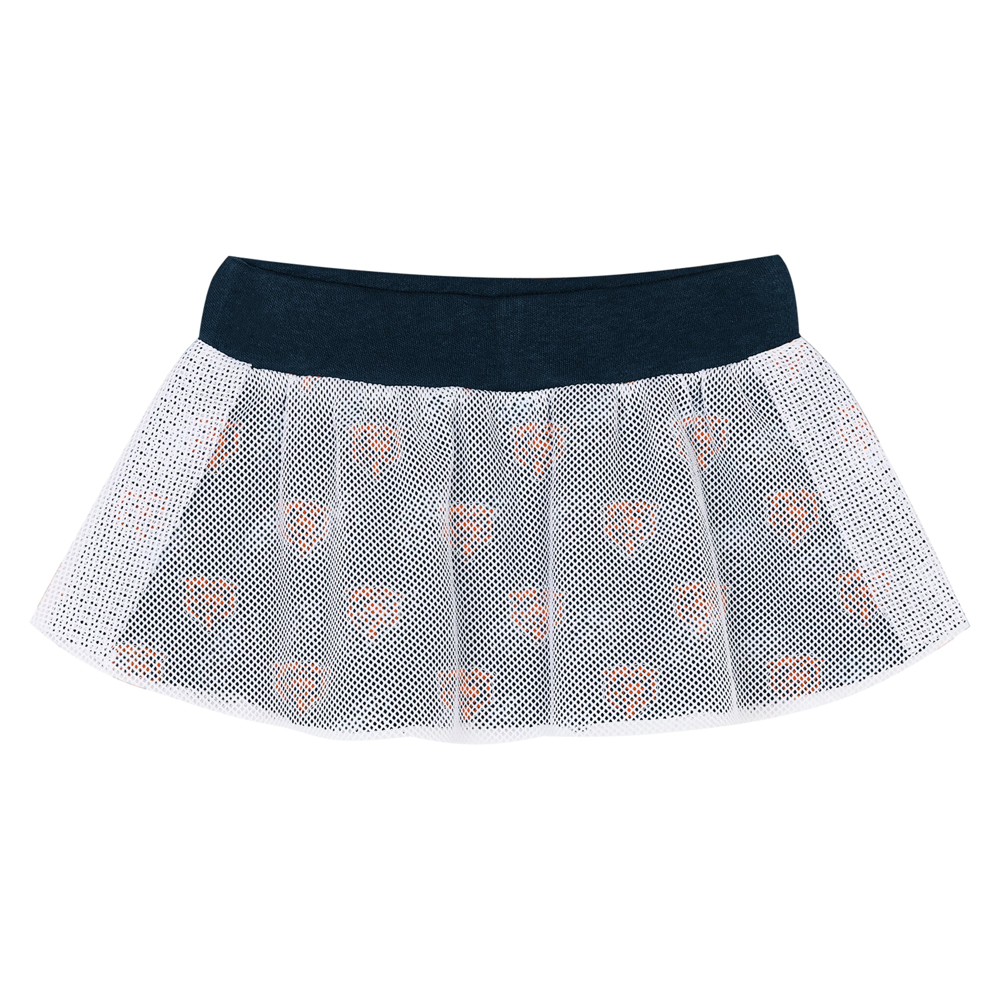 Ensemble body et jupe imprimé cœurs fondus Chicago Bears bleu marine pour bébé fille Outerstuff