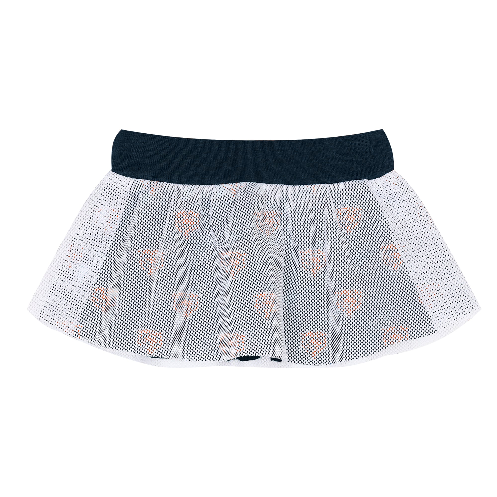 Ensemble body et jupe imprimé cœurs fondus Chicago Bears bleu marine pour bébé fille Outerstuff